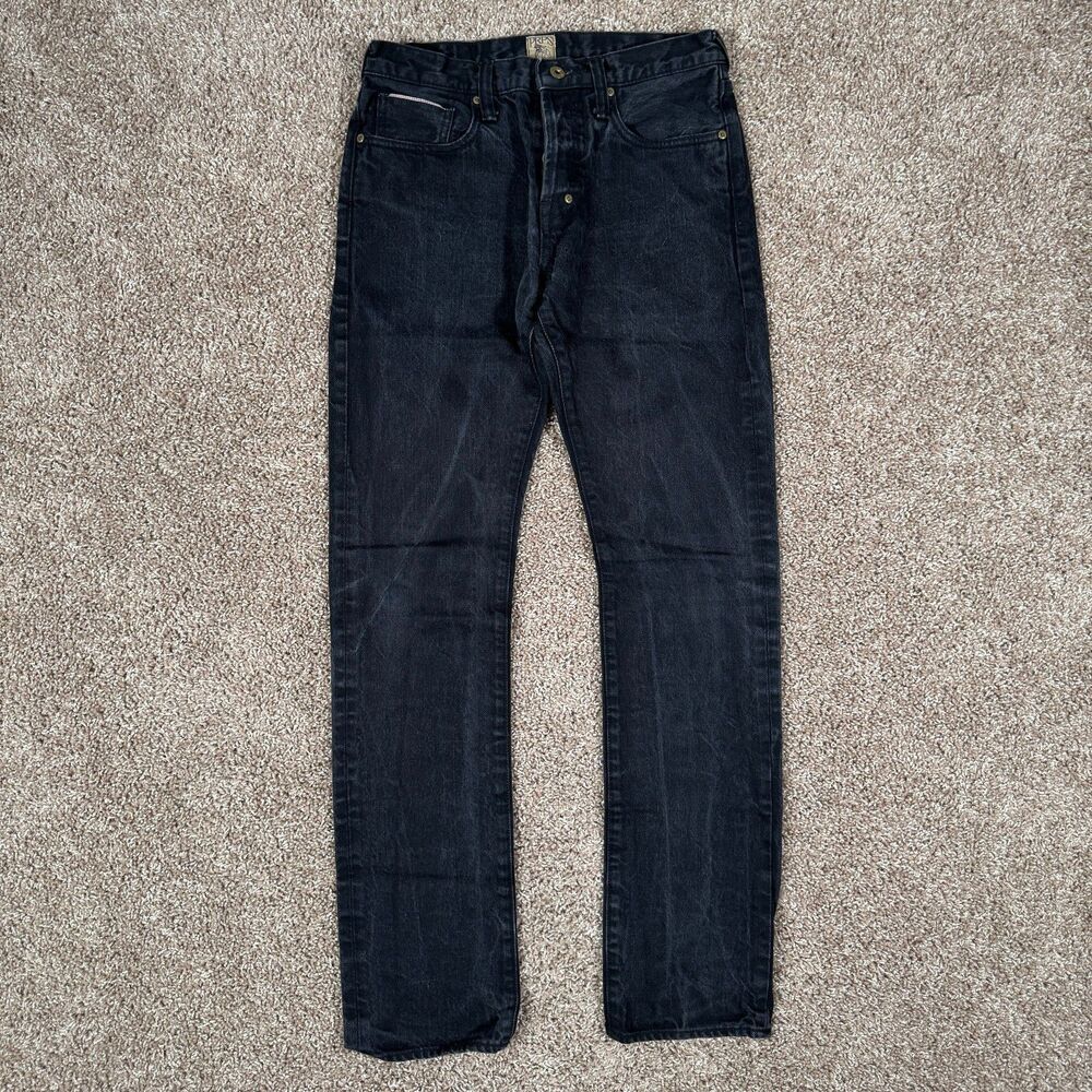 PRPS Red Demon Selvedge Jeans Raw Black E65P65AP Mens 31x33